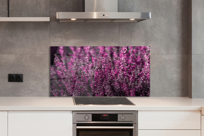 Painel de vidro Campo de urze