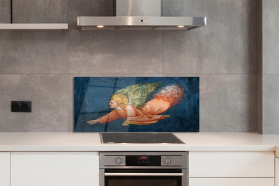 Painel de vidro Arte de anjo alado