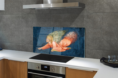 Painel de vidro Arte de anjo alado