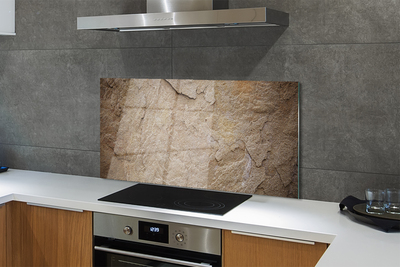 Painel de vidro Parede de estrutura de pedra