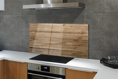 Painel de vidro Estrutura de tábuas de madeira