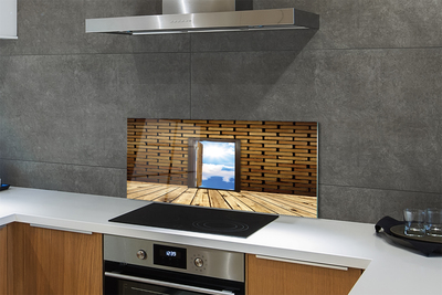 Painel de vidro Porta do céu 3D