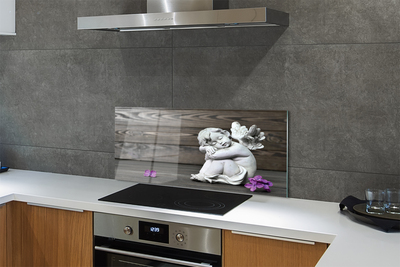 Painel de vidro Placas de flores de anjo adormecido