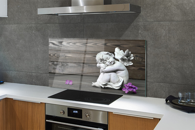 Painel de vidro Placas de flores de anjo adormecido