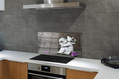 Painel de vidro Placas de flores de anjo adormecido