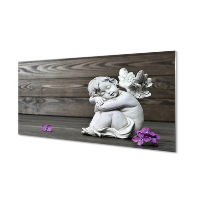Painel de vidro Placas de flores de anjo adormecido