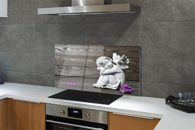 Painel de vidro Placas de flores de anjo adormecido