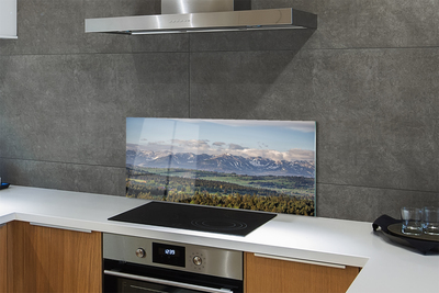 Painel de vidro Montanhas