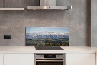 Painel de vidro Montanhas