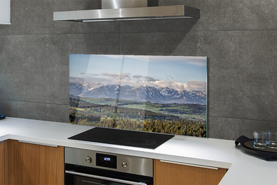 Painel de vidro Montanhas