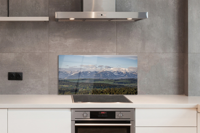 Painel de vidro Montanhas