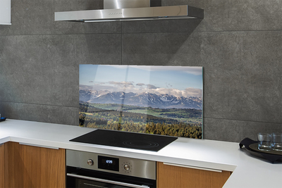 Painel de vidro Montanhas