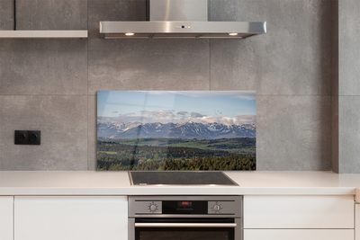 Painel de vidro Montanhas