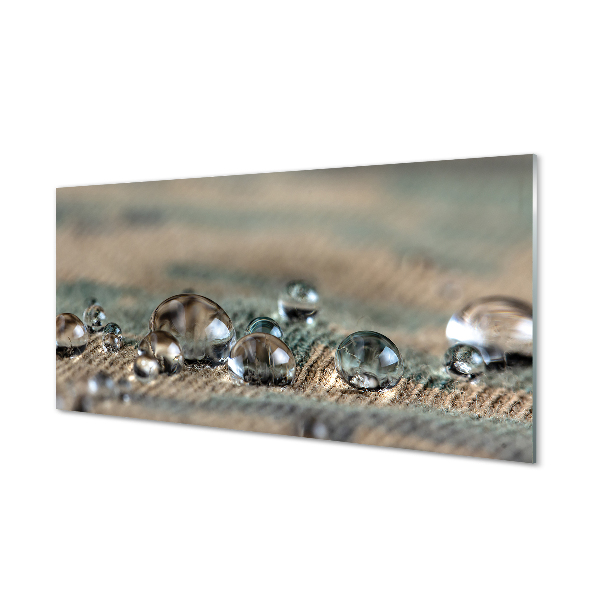 Painel de vidro Deixa cair material macro