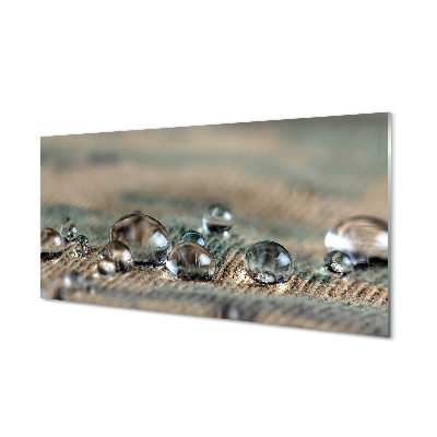 Painel de vidro Deixa cair material macro