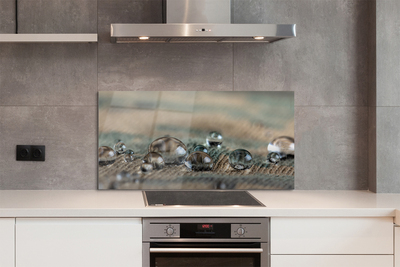 Painel de vidro Deixa cair material macro