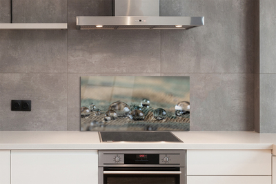 Painel de vidro Deixa cair material macro