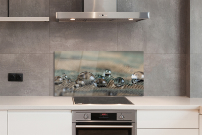 Painel de vidro Deixa cair material macro