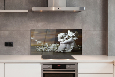 Painel de vidro Flores de anjo adormecido