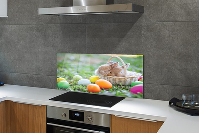 Painel de vidro Ovos de coelho