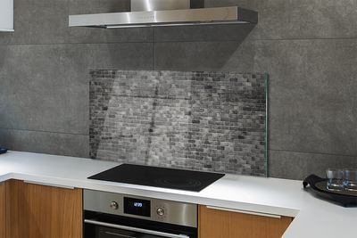 Painel de vidro Parede de tijolos vintage