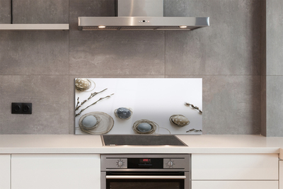 Painel de vidro Ovos amentilhos