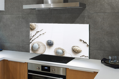 Painel de vidro Ovos amentilhos