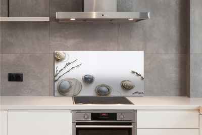 Painel de vidro Ovos amentilhos