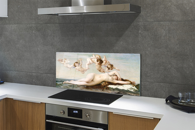 Painel de vidro O Nascimento de Vênus