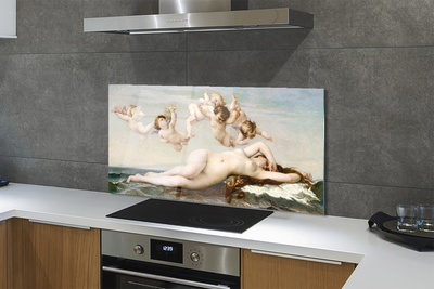 Painel de vidro O Nascimento de Vênus