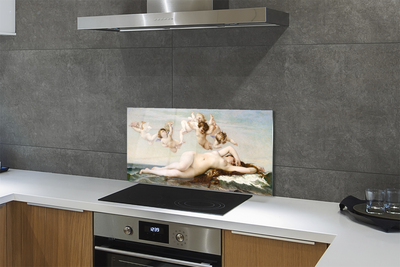 Painel de vidro O Nascimento de Vênus