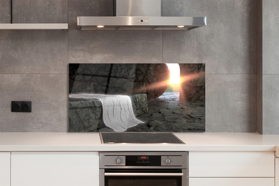 Painel de vidro Caverna