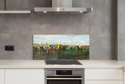 Painel de vidro Caça de corrida de cavalos