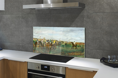 Painel de vidro Caça de corrida de cavalos