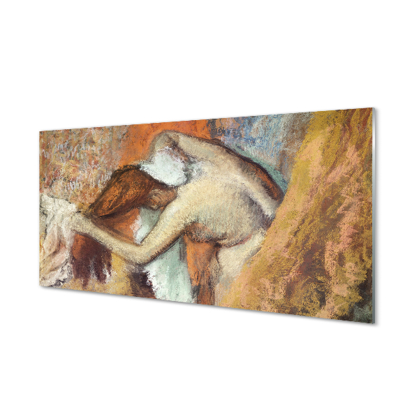 Painel de vidro Mulher de esboço de arte