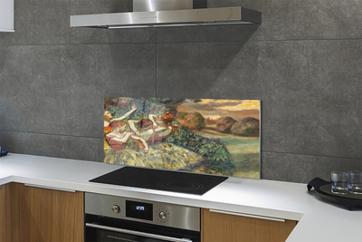 Painel de vidro Bailarinas dançando na floresta