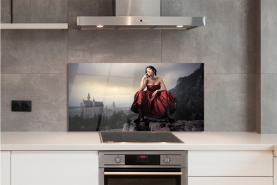 Painel de vidro Vestido de mulher