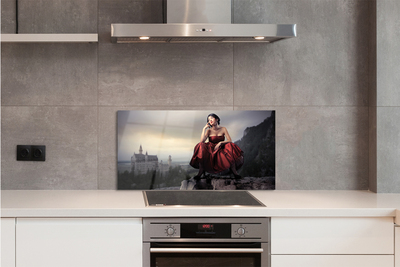 Painel de vidro Vestido de mulher