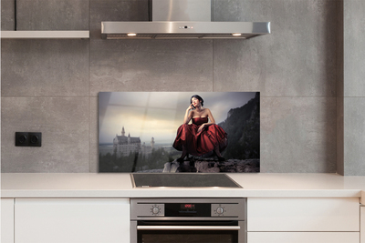 Painel de vidro Vestido de mulher