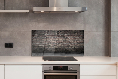 Painel de vidro Parede de tijolos vintage