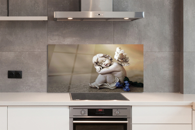 Painel de vidro Placas de flores de anjo adormecido