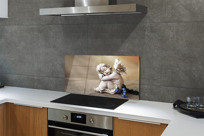 Painel de vidro Placas de flores de anjo adormecido