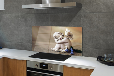 Painel de vidro Placas de flores de anjo adormecido