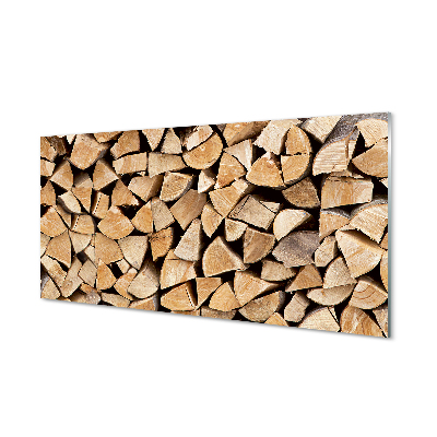 Painel de vidro Armazenamento de lenha