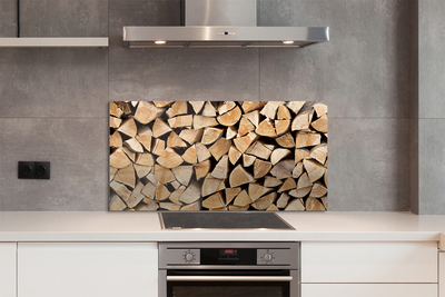 Painel de vidro Armazenamento de lenha