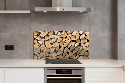 Painel de vidro Armazenamento de lenha