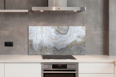 Painel de vidro Manchas de mármore em pedra