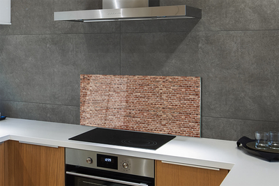 Painel de vidro parede de tijolos