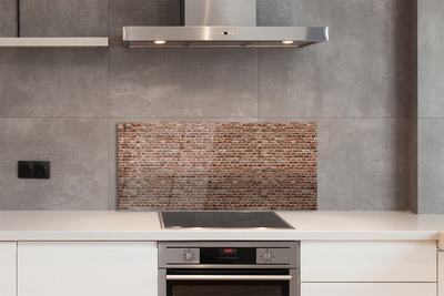 Painel de vidro parede de tijolos