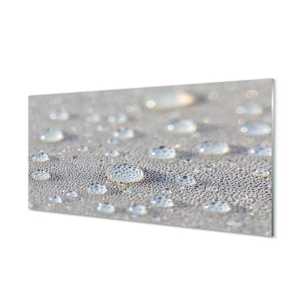 Painel de vidro Macro gotas solares